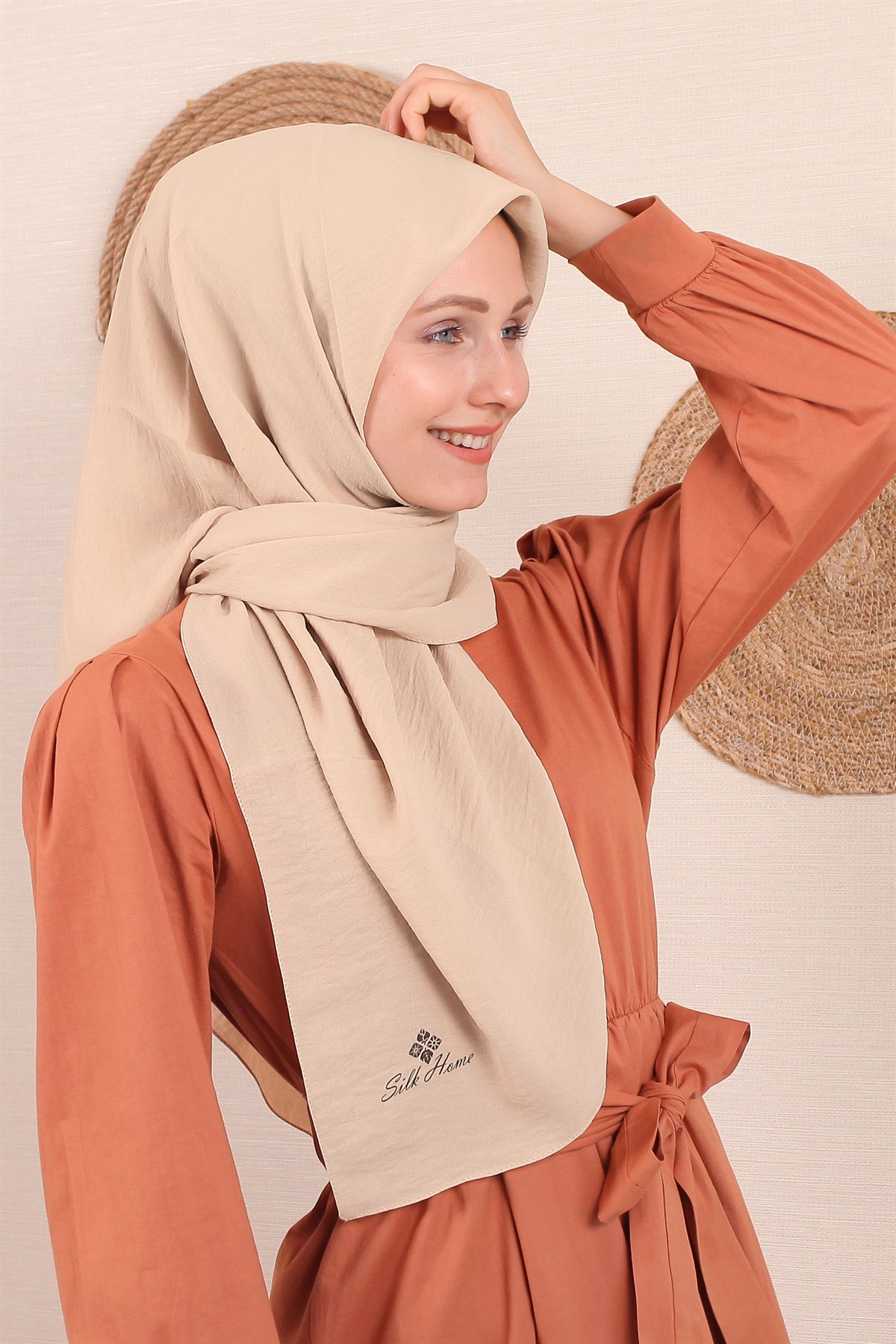 Silk Home Jazz Eşarp Bej 78001-31