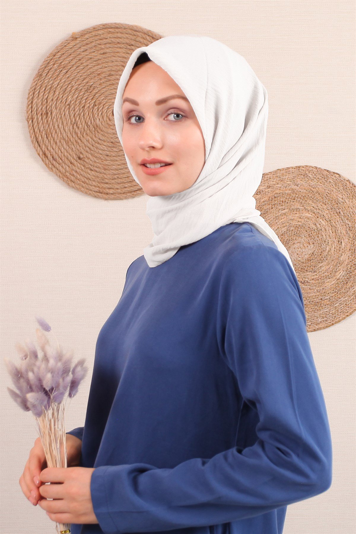 Silk Home Jazz Eşarp Ekru 78001-04