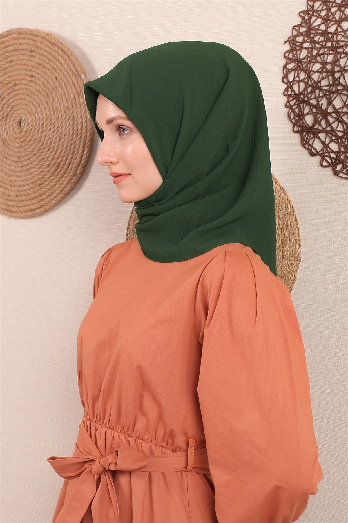 Silk Home Jazz Eşarp Zümrüt Yeşili 78001-25