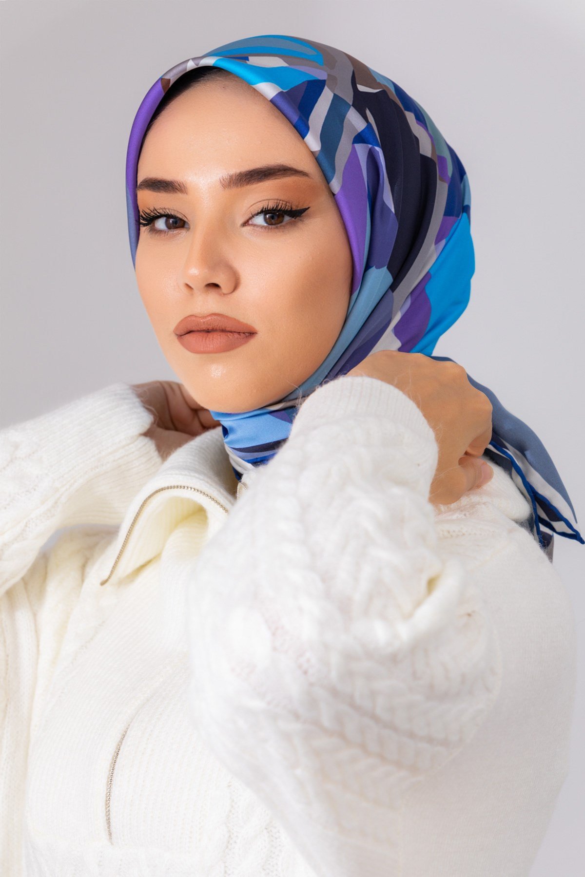 Silk Home Micro Saten Eşarp 28005-08