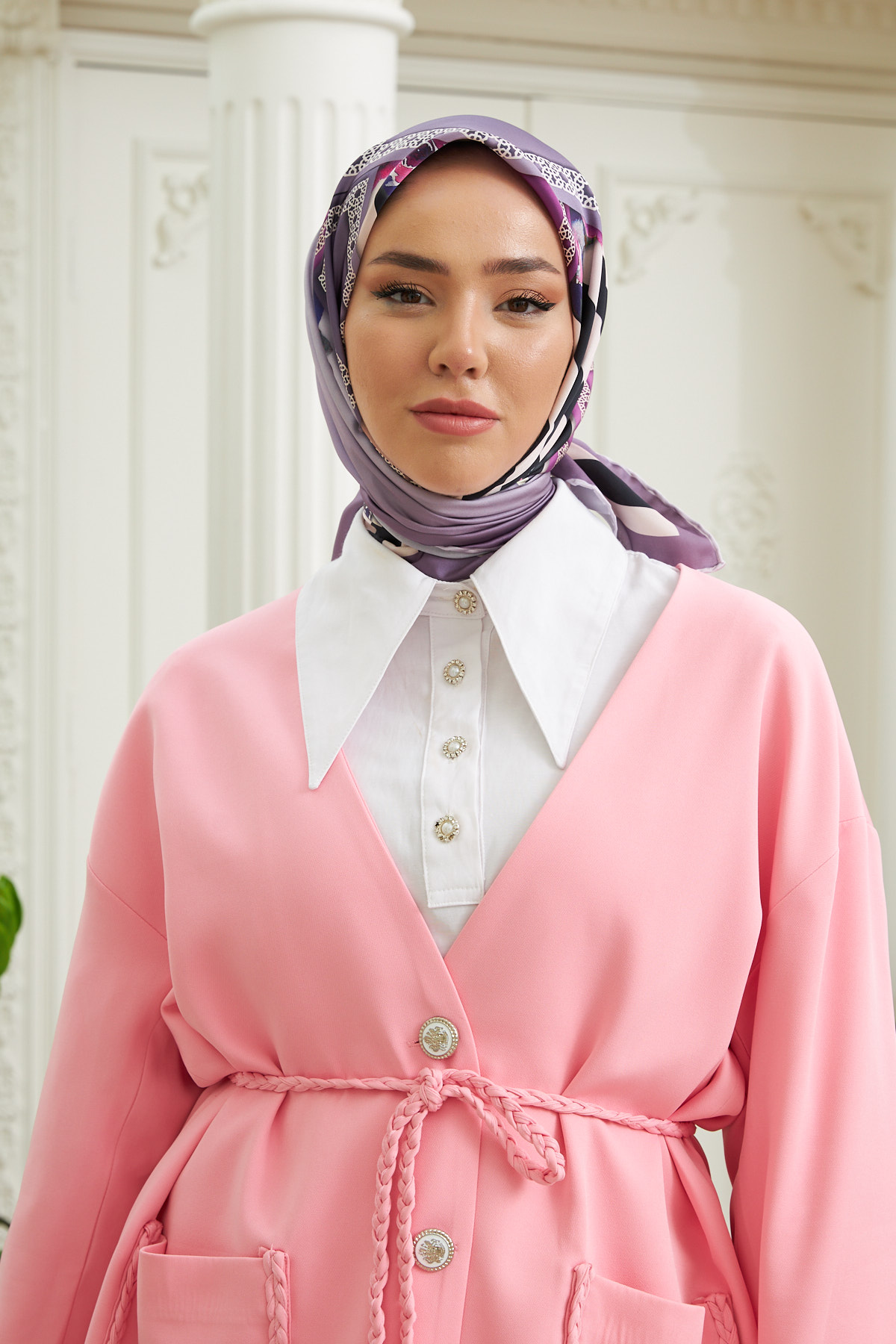 Silk Home Micro Saten Eşarp 28009-12