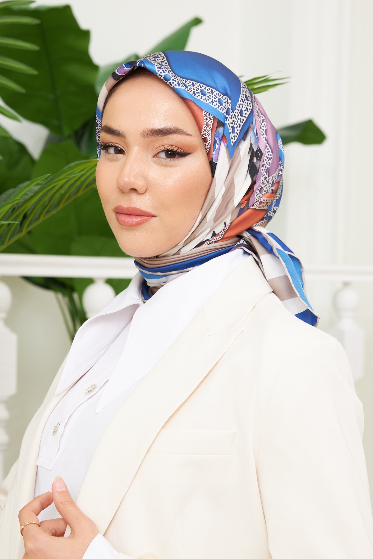 Silk Home Micro Saten Eşarp 28009-16