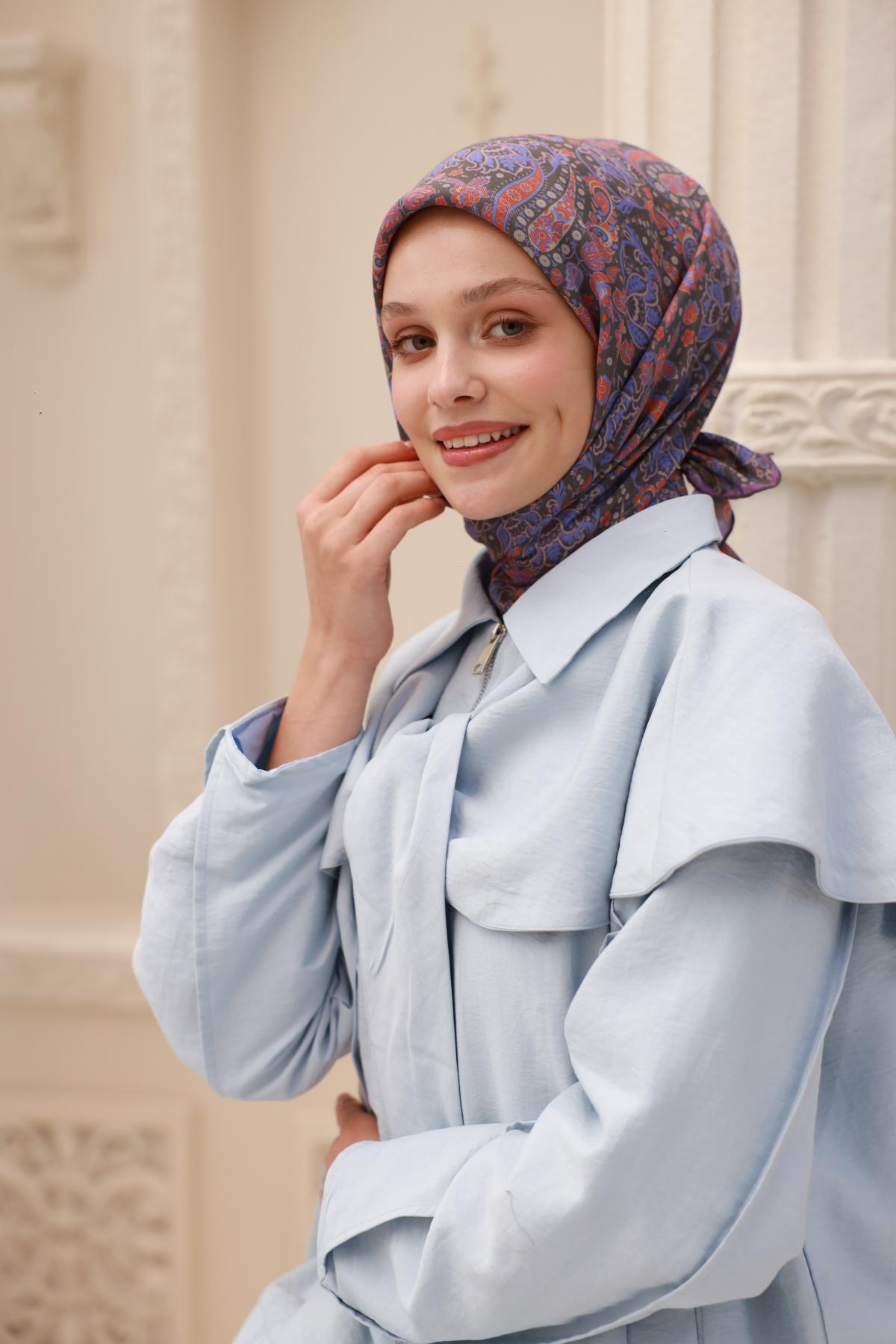 Organik Pamuk İpek EşarpSilk Home Organik Eşarp 79015-19