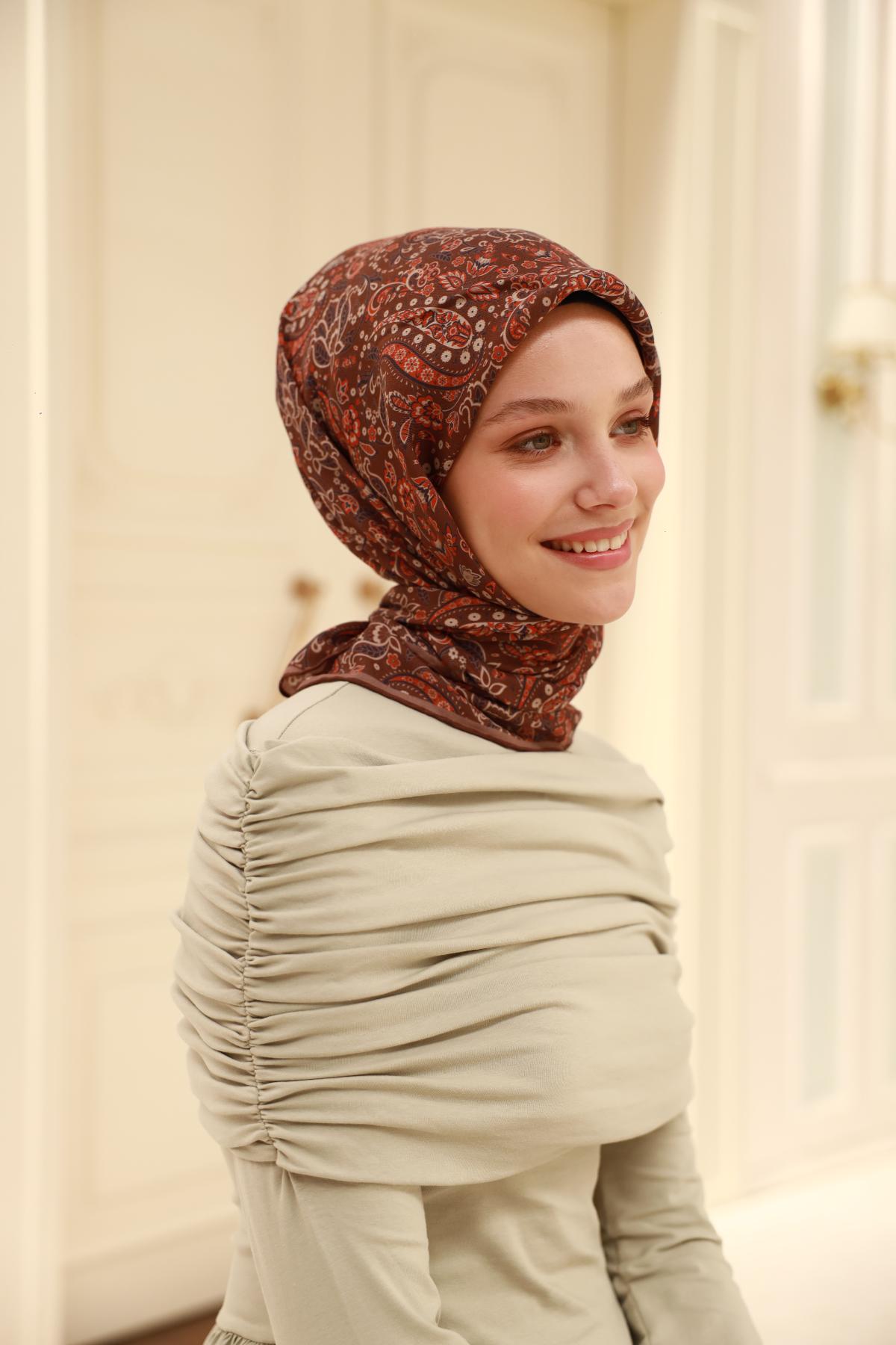 Organik Pamuk İpek EşarpSilk Home Organik Eşarp 79015-24