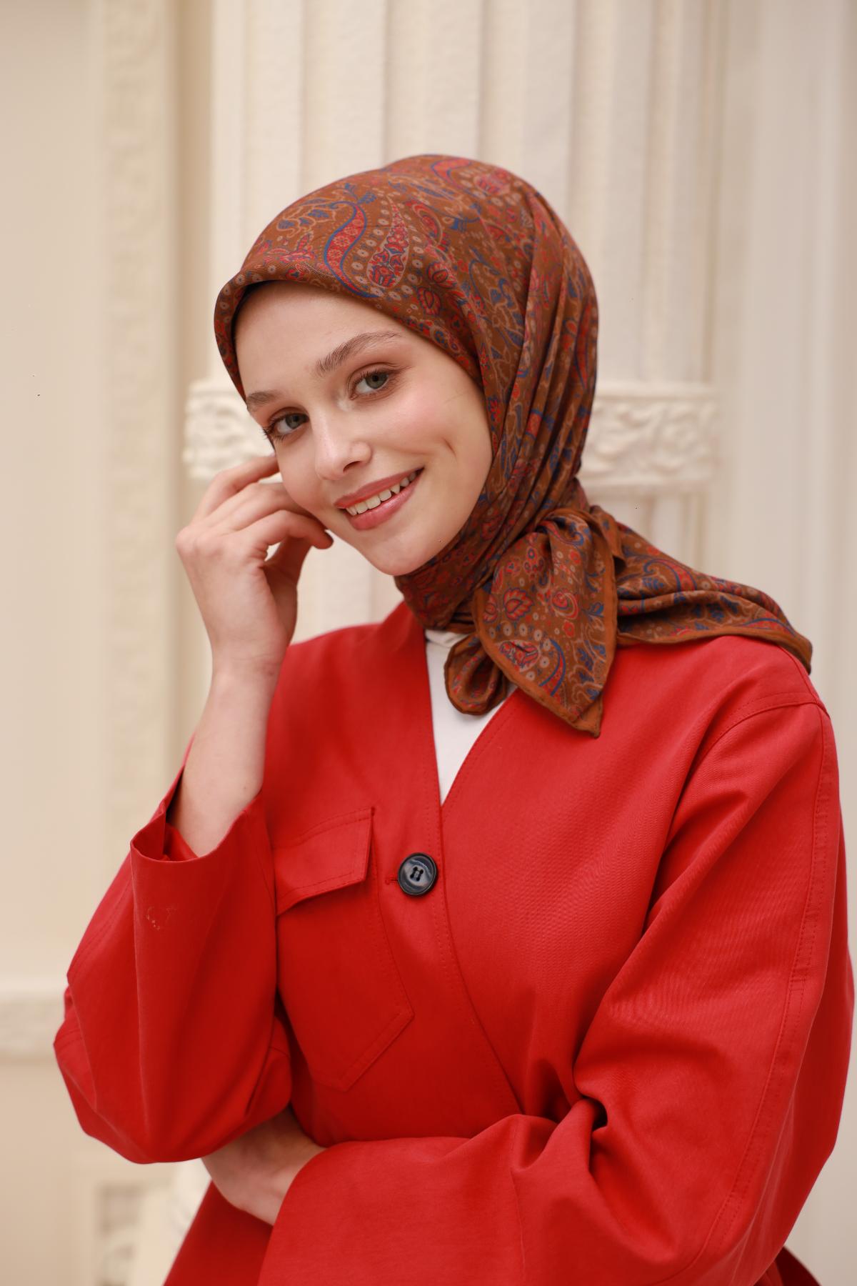 Organik Pamuk İpek EşarpSilk Home Organik Eşarp 79015-25