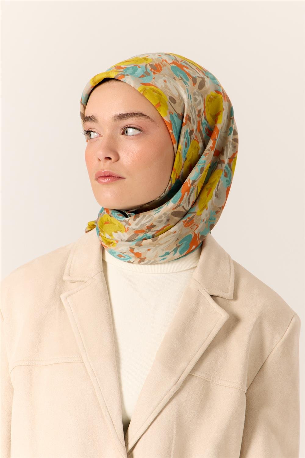 Organik Pamuk İpek EşarpSilk Home Organik Eşarp 79016-06