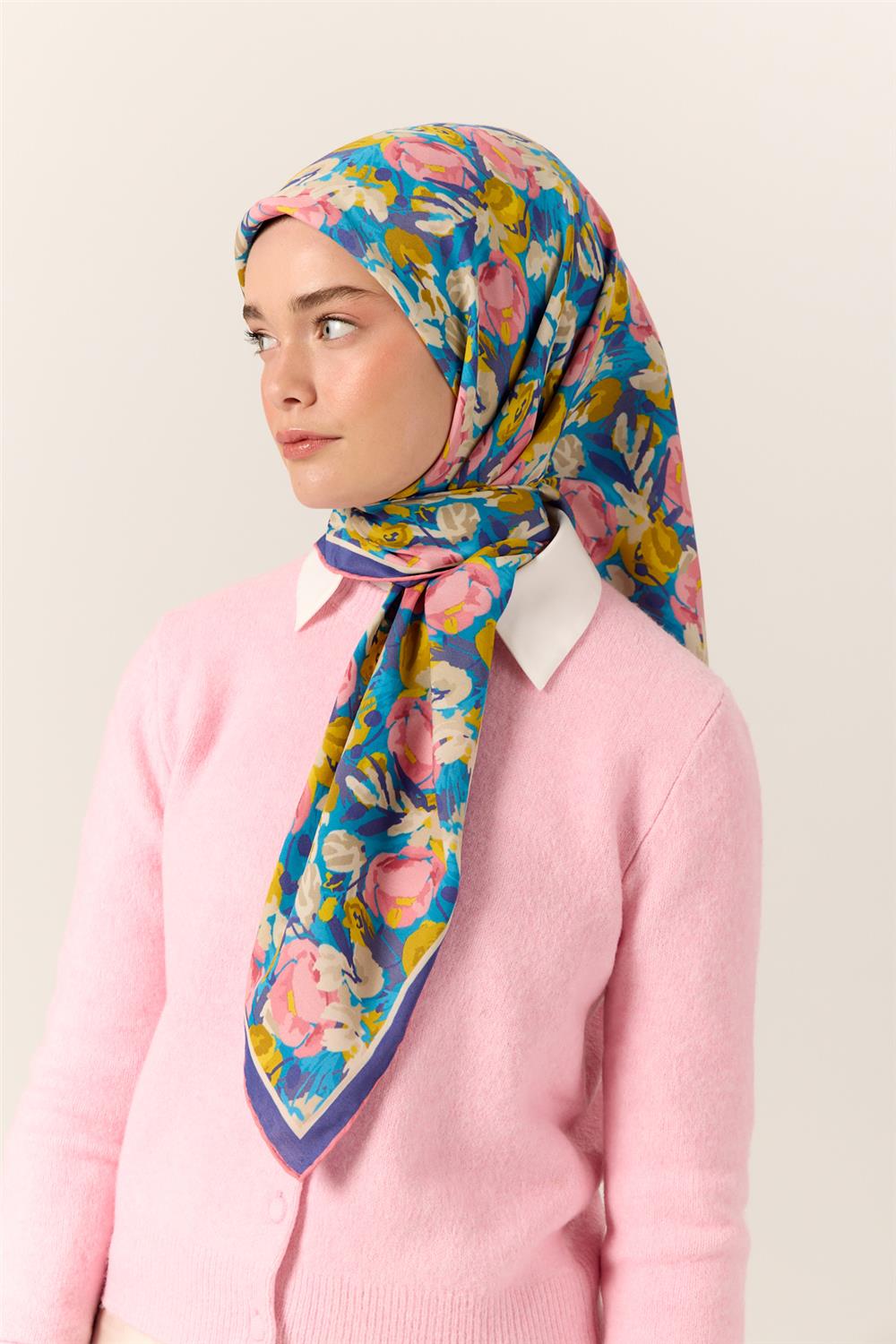 Organik Pamuk İpek EşarpSilk Home Organik Eşarp 79016-13