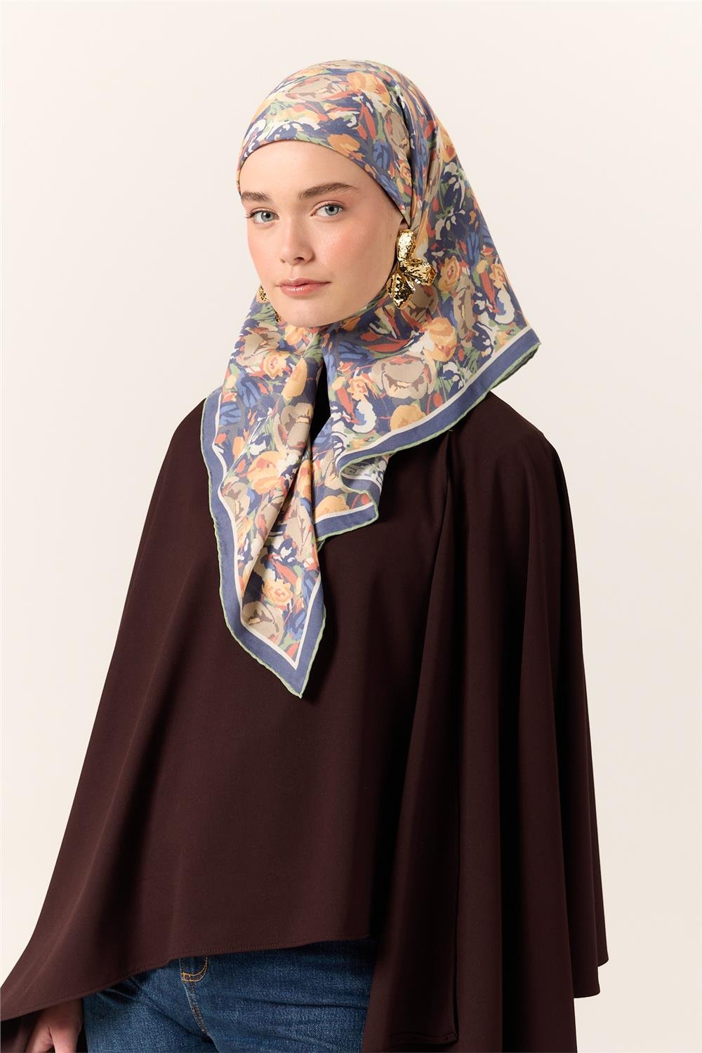 Organik Pamuk İpek EşarpSilk Home Organik Eşarp 79016-14