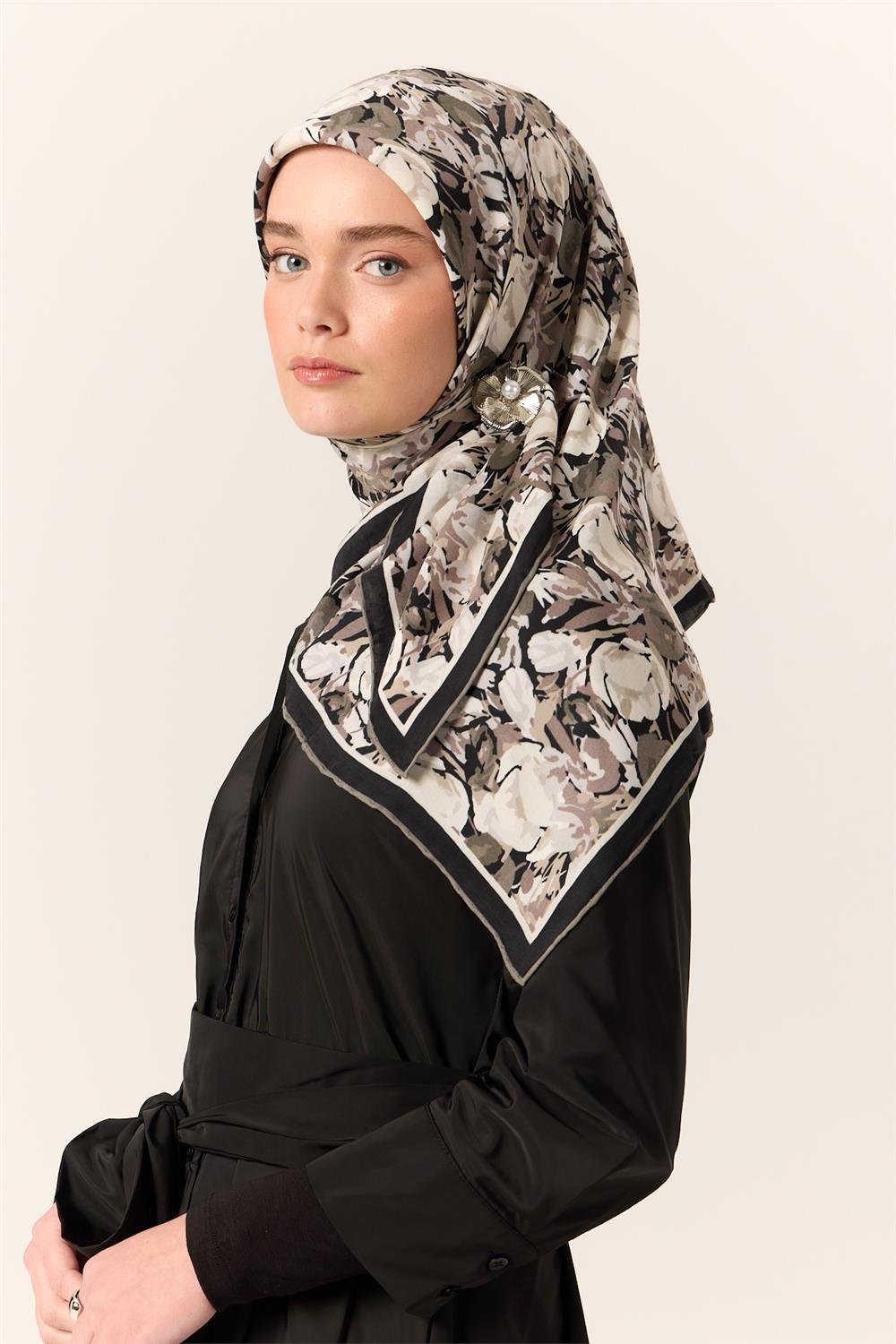 Organik Pamuk İpek EşarpSilk Home Organik Eşarp 79016-19