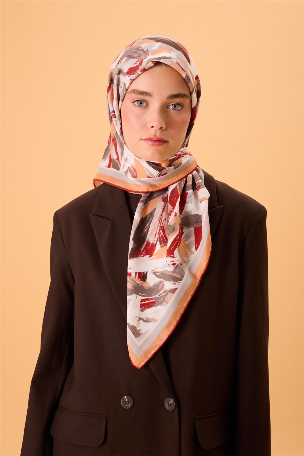 Organik Pamuk İpek EşarpSilk Home Organik Eşarp 79017-14