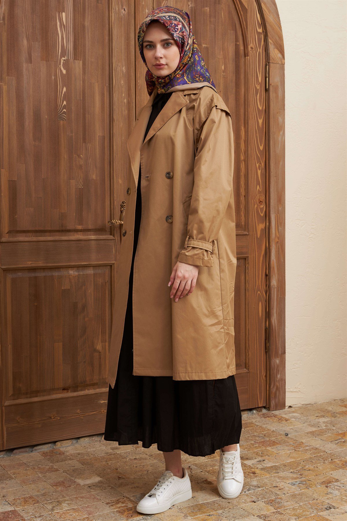 Silk Home Retro Trençkot Camel T10002-01