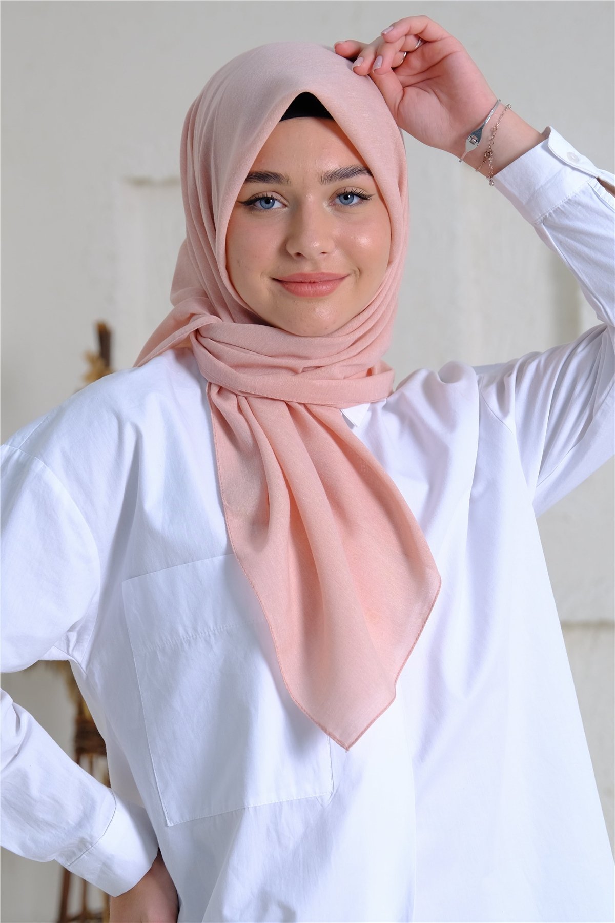 Silk Home Soft Koton Eşarp Pudra 74001-08