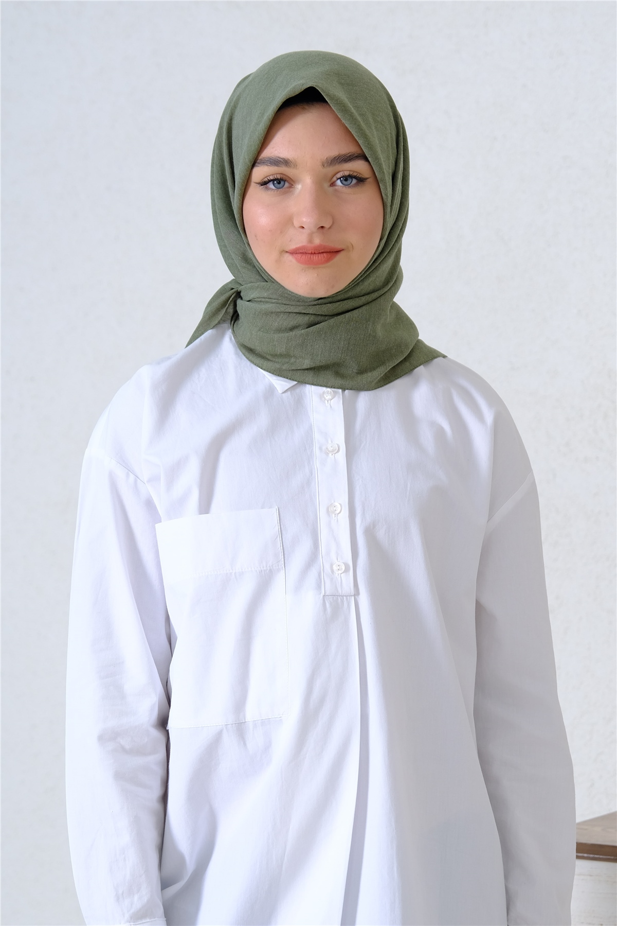 Silk Home Soft Koton Eşarp Yeşil 74001-04