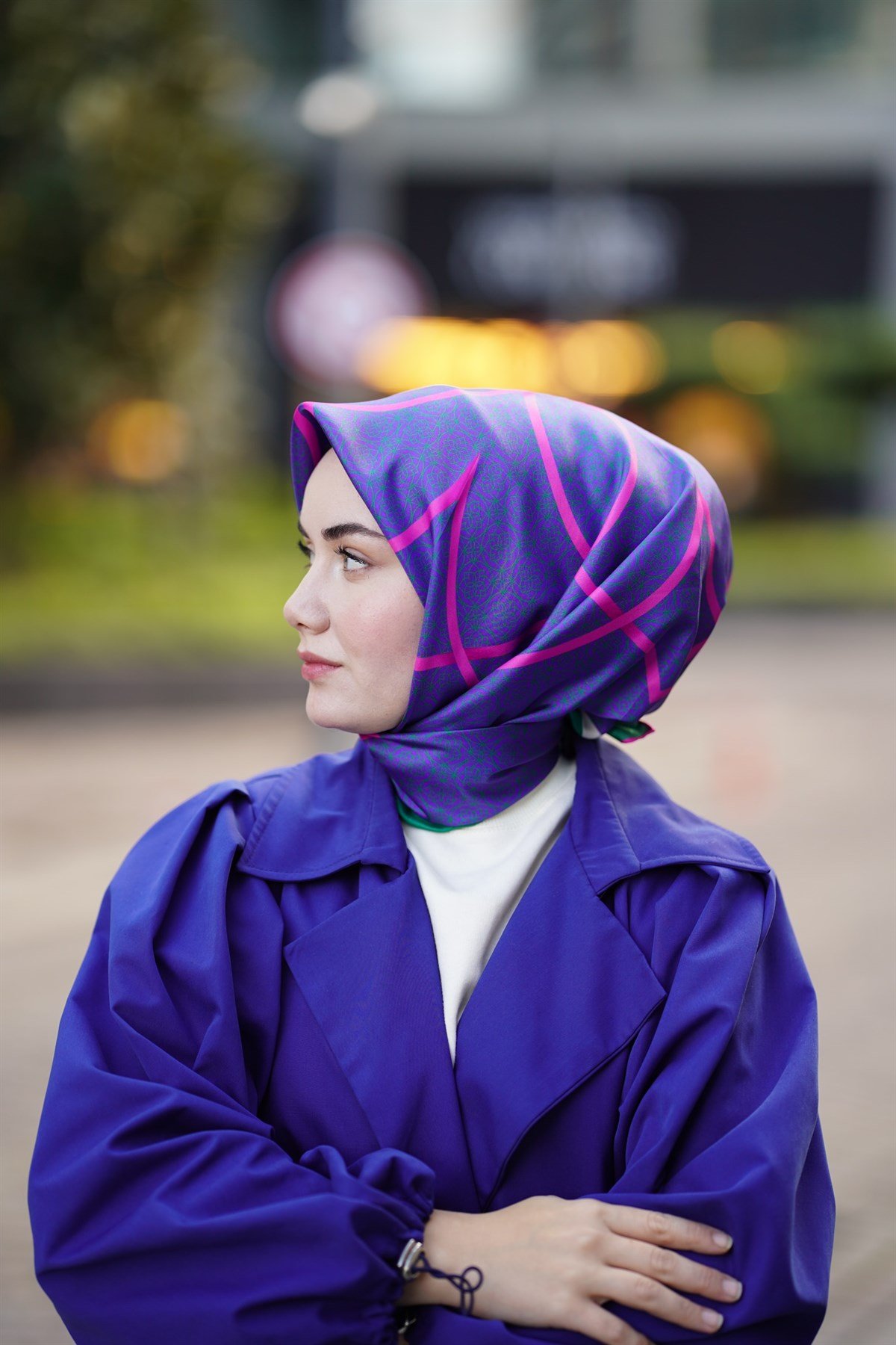 Silk Home Sura (Saten) İpek Eşarp 11388-S15