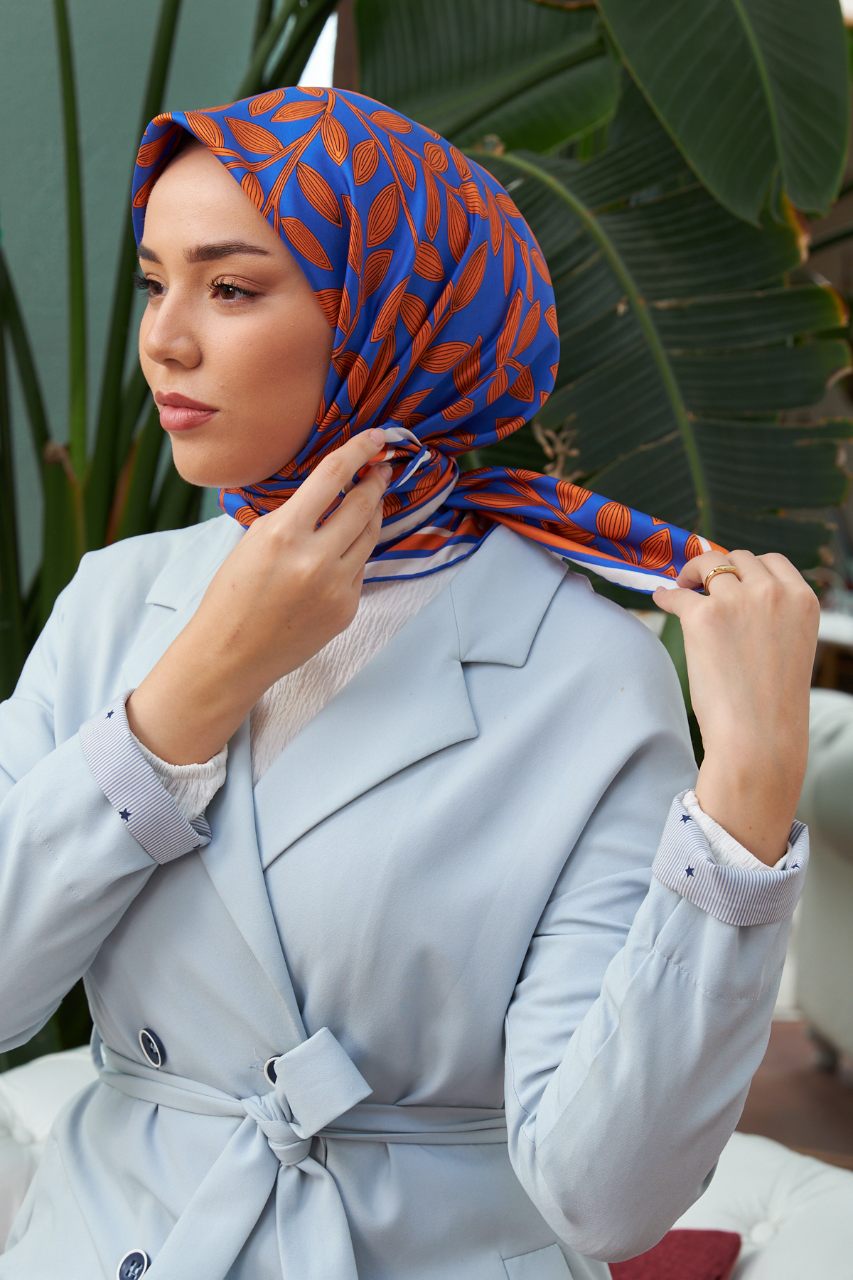 Silk Home Sura (Saten) İpek Eşarp 11397-S13