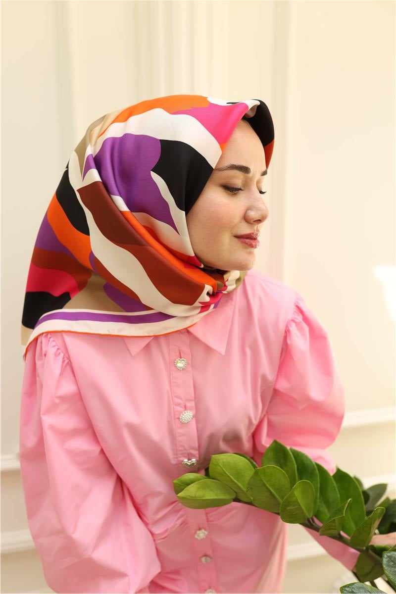 Silk Home Sura (Saten) İpek Eşarp 11398-S10