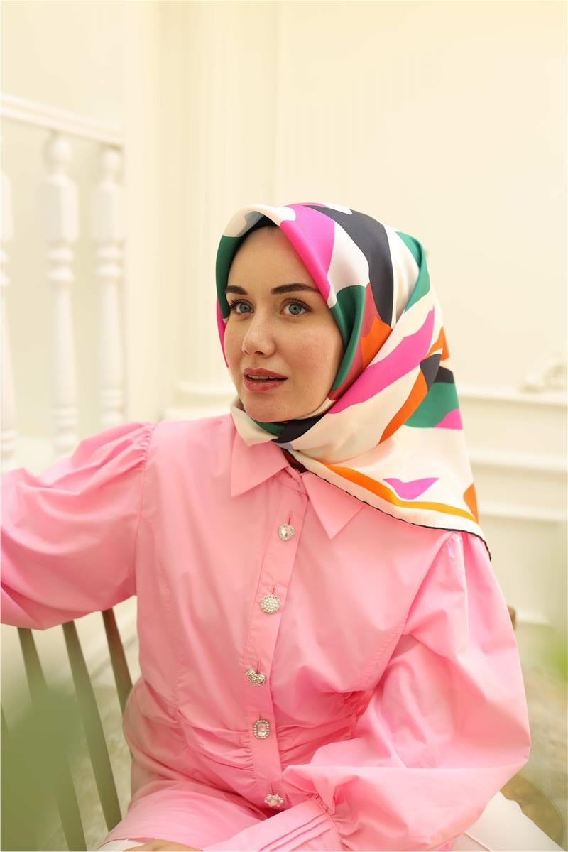 Silk Home Sura (Saten) İpek Eşarp 11398-S07