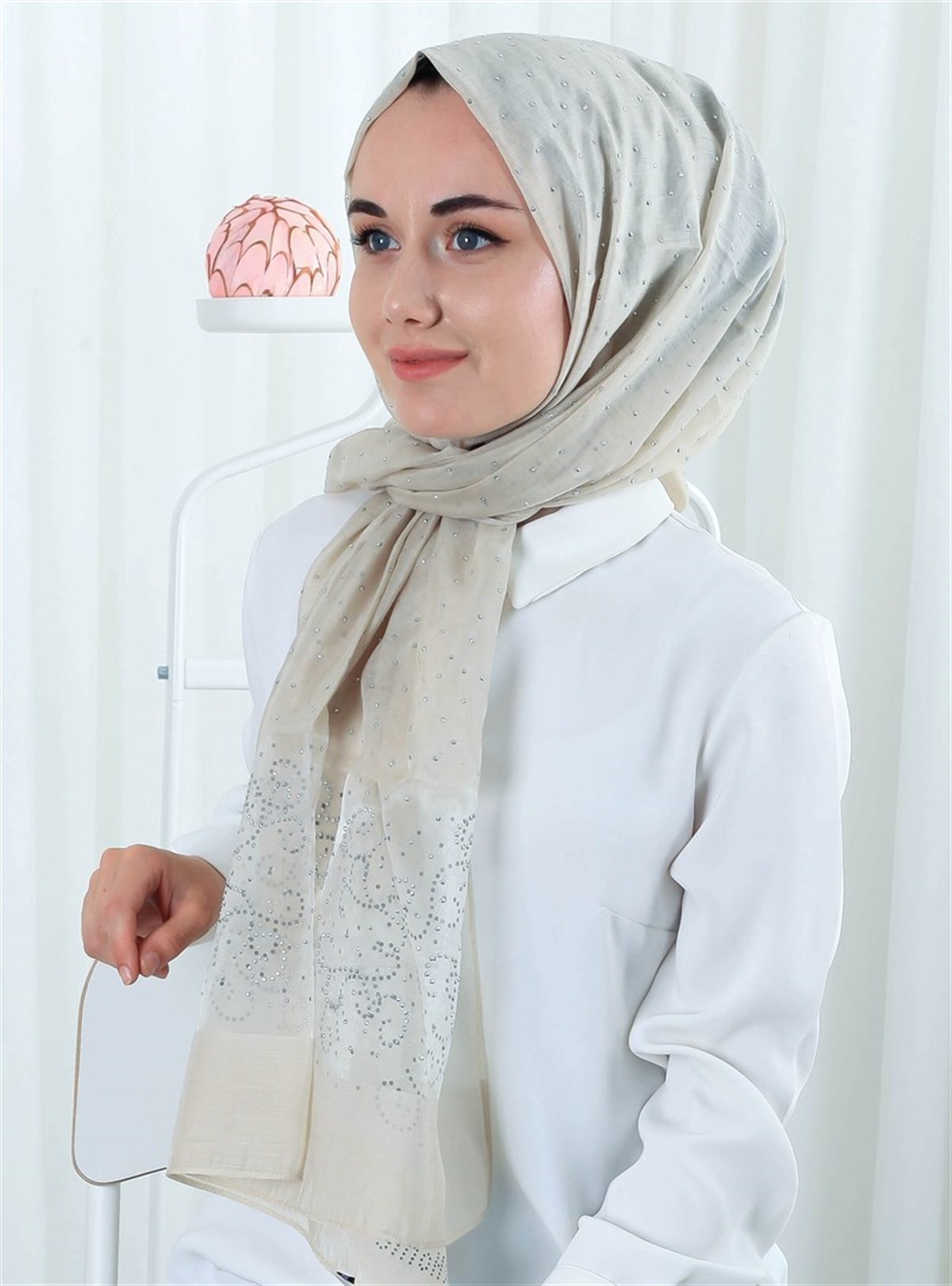 Silk Home Taşlı Şal 4720-04