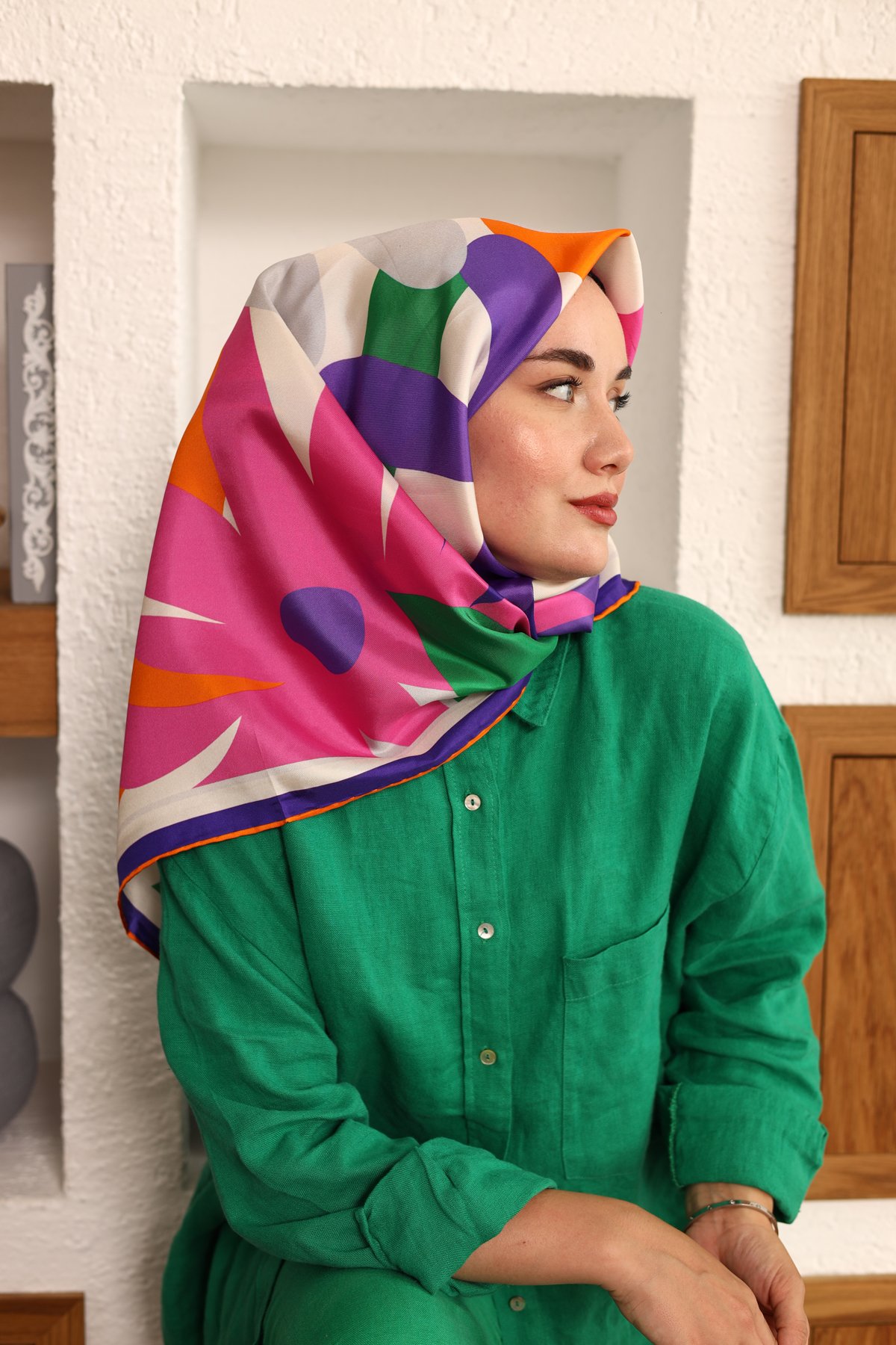 Silk Home Twill İpek Eşarp 11408-06