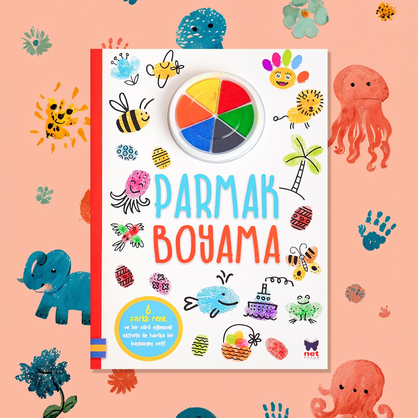 Parmak Boyama - Kırmızı