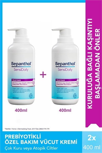 Bepanthol Sensidaily 400 ml 2'li Avantajlı Paket