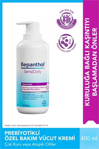 Bepanthol Sensidaily Vücut Kremi 400 ml