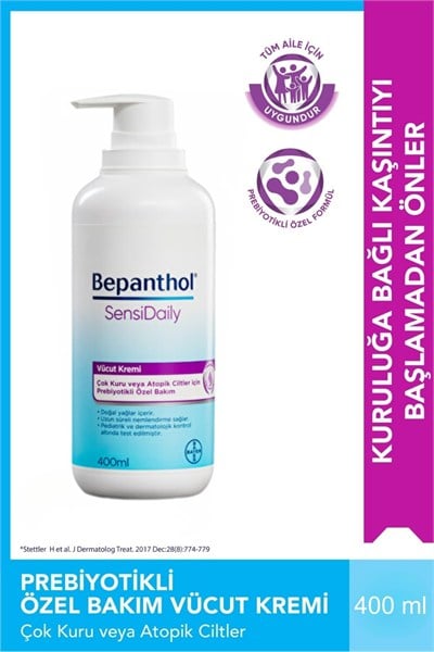 Bepanthol Sensidaily Vücut Kremi 400 ml