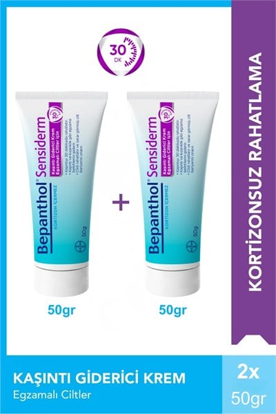 Bepanthol Sensiderm Krem 50 gr x 2 Adet