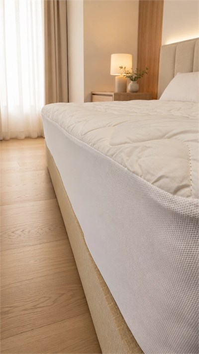 Colors Yün sıvı Geçirmez Yatak Pedi Alez 160x200 Sıvı Geçirmez