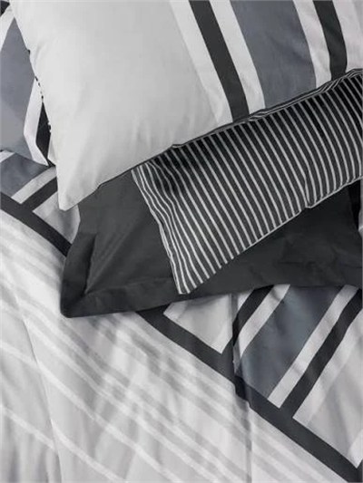 Cotton Box Tek Kişilik Nevresim Takımı Nobby Antrasit