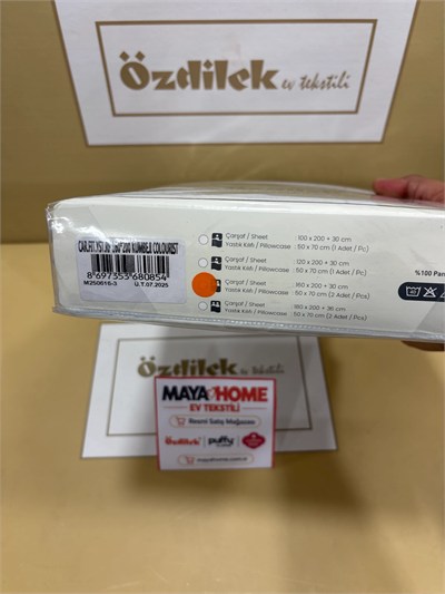 Özdilek Kum Beji Çift Kişilik Lastikli Çarşaf Seti 160x200+30
