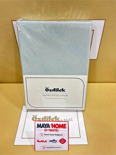 Özdilek Nil Yeşili Lastikli Çarşaf Seti 100x200+30