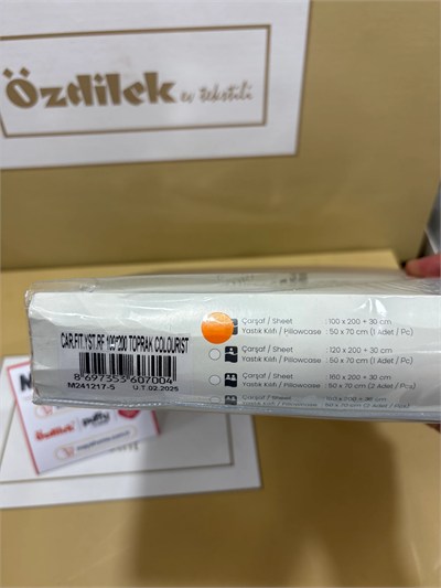 Özdilek Toprak Lastikli Çarşaf Seti 100x200+30