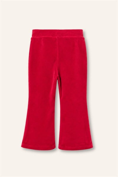 Zeyland Kız Çocuk Önden Bağlamalı Sweatshirt ve Pantolon Takım - Kırmızı