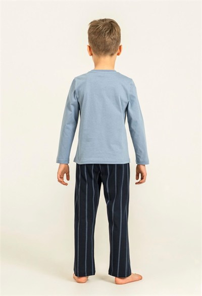 Erkek Çocuk Pijama Takımı - İndigo