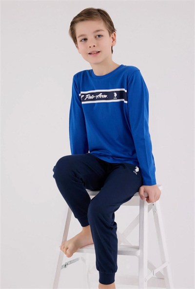 Erkek Çocuk Pijama Takımı - Mavi