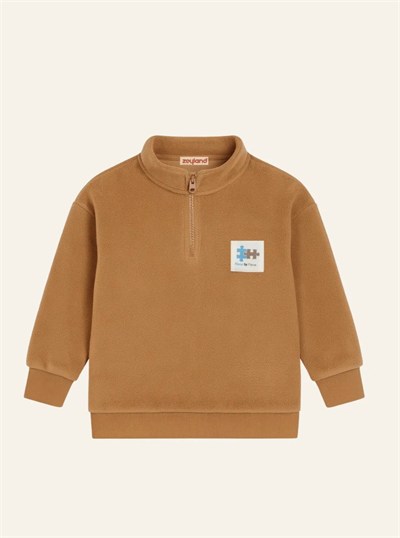 Zeyland ERKEK ÇOCUK YARIM FERMUARLI TAKIM  BROWN