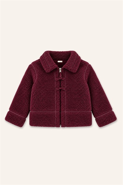 Zeyland KIZ ÇOCUK KUZU KABAN BORDO