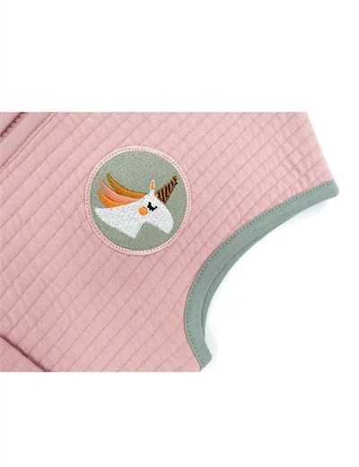 Miela Kids Çocuk Unicorn Kapitone Yelek - Somon
