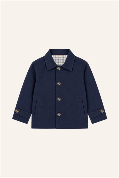 Zeyland Kız Erkek Çocuk Gabardin Trençkot - Lacivert