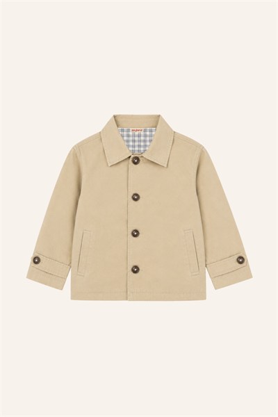 Zeyland Kız Erkek Çocuk Gabardin Trençkot - Bej