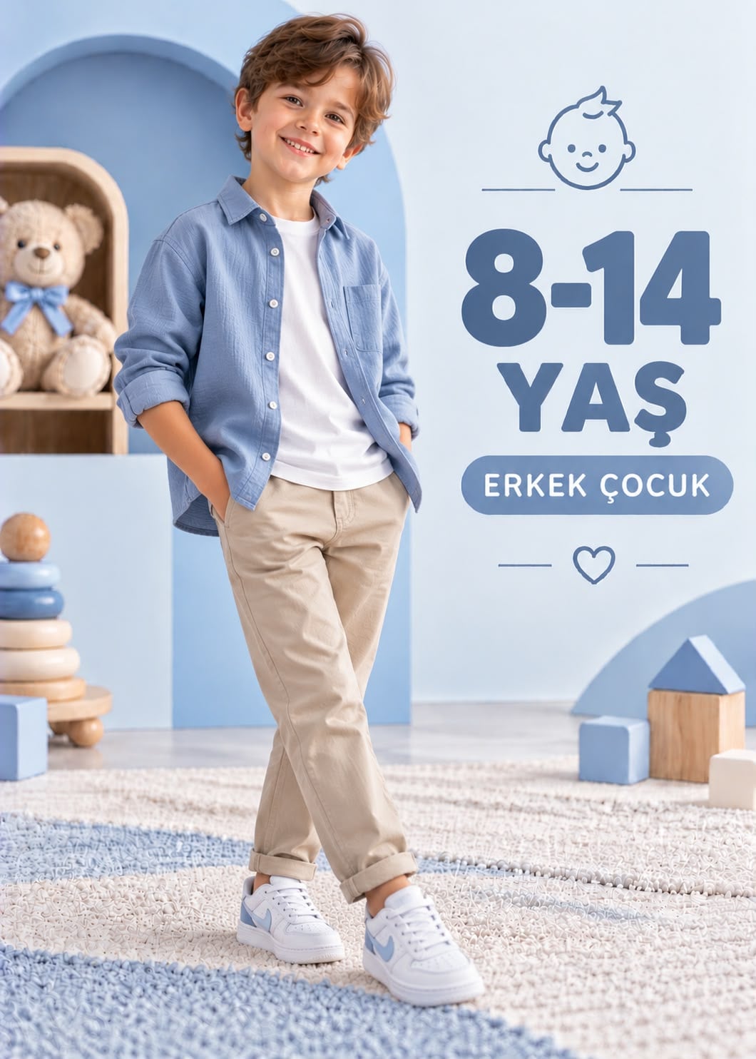Erkek çocuk 8-14 yaş