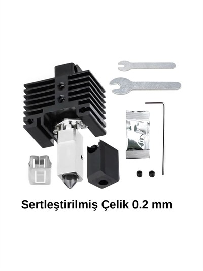 Örnek Ürün Başlığı  Seçenek 1 (Detaylı & SEO Uyumlu): Bambu Lab X1 / X1C / P1P / P1S Uyumlu TZ 2.0 Tam Metal Hotend Seti - 0.2mm Sertleştirilmiş Çelik Nozul