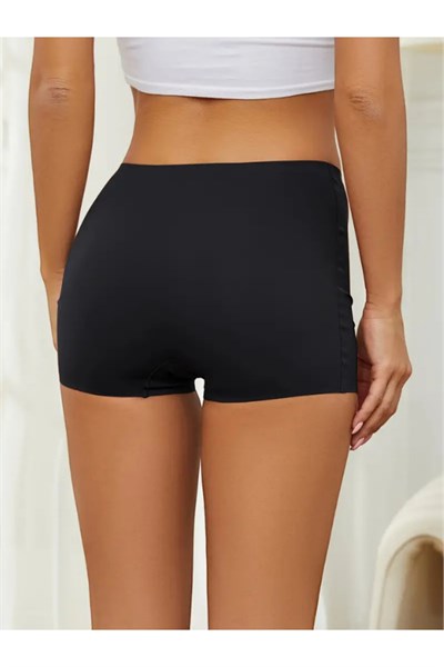 Basic Lazer Kesim Dikişsiz Kadın Boxer Külot 3lü Paket