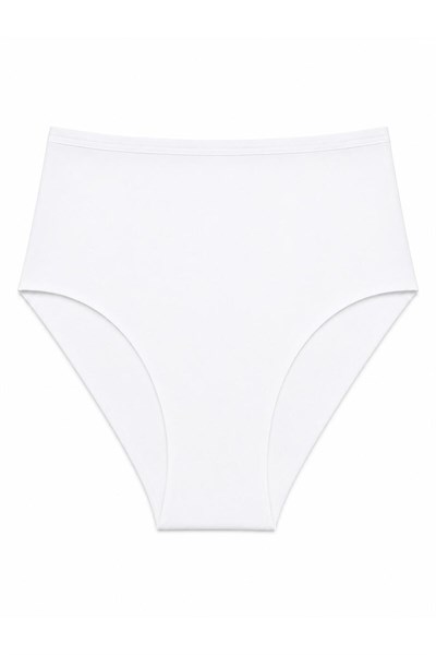 Kadın (Beli Lastikli) 3lü Dikişsiz Lazer Kesim Iz Yapmaz Likralı Yüksek Bel Bikini Slip Külot Premium Esnek ve Yumuşak