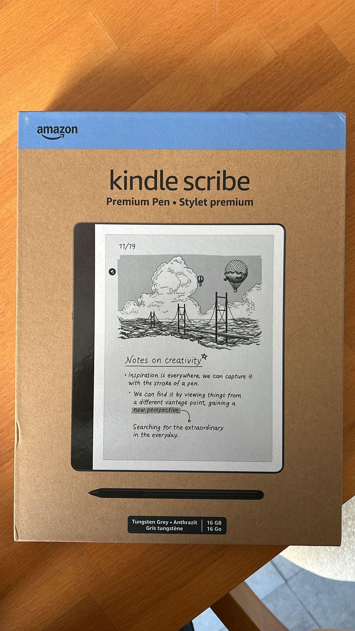 Amazon Kindle Scribe 16GB Premium Pen 2024 - Tungsten (Outlet)
