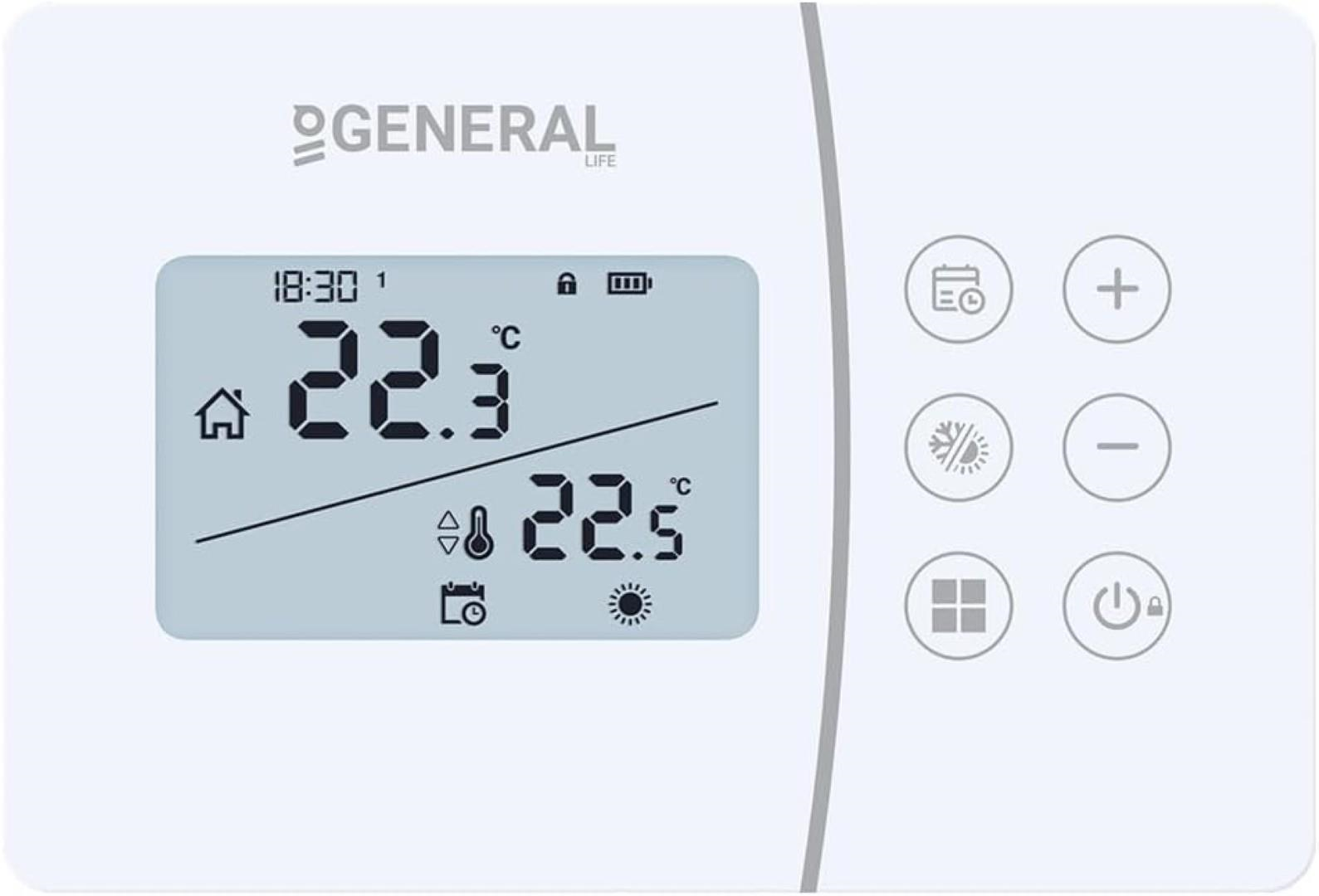 GENERAL SENNA HT-340S RF KABLOSUZ DIJITAL ODA TERMOSTATI