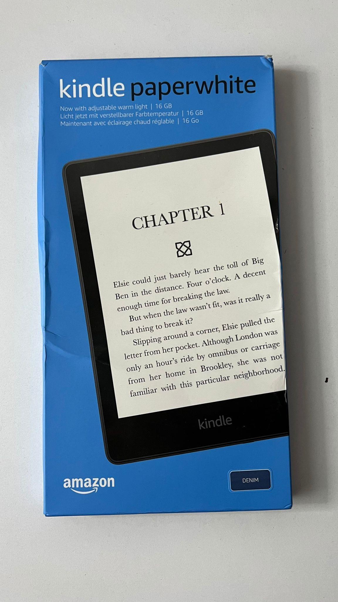 Amazon Kindle Paperwhite 5 11.Gen 16 GB - Warm Light - Denim - Reklamlı (Outlet)