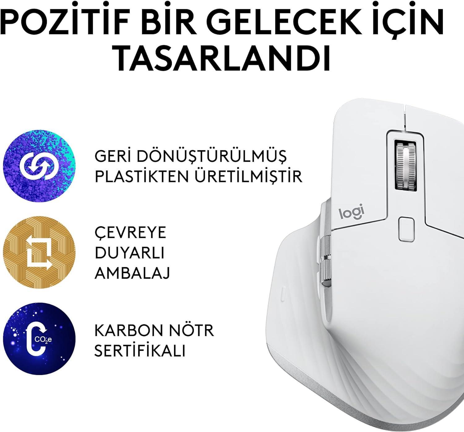 Logitech MX Master 3s Beyaz