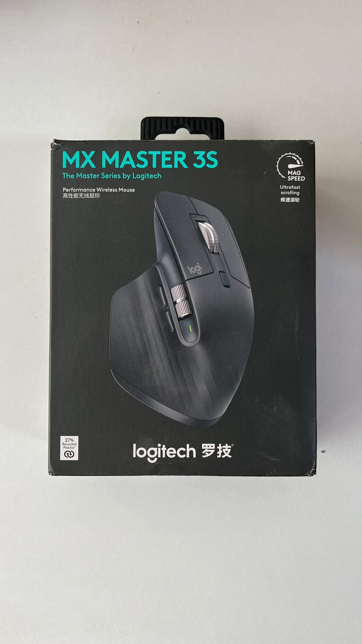 Logitech MX Master 3S - wireless mouse, black (Outlet)
